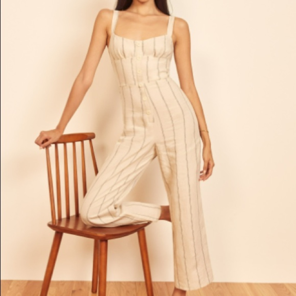 Reformation Platform Jumpsuit